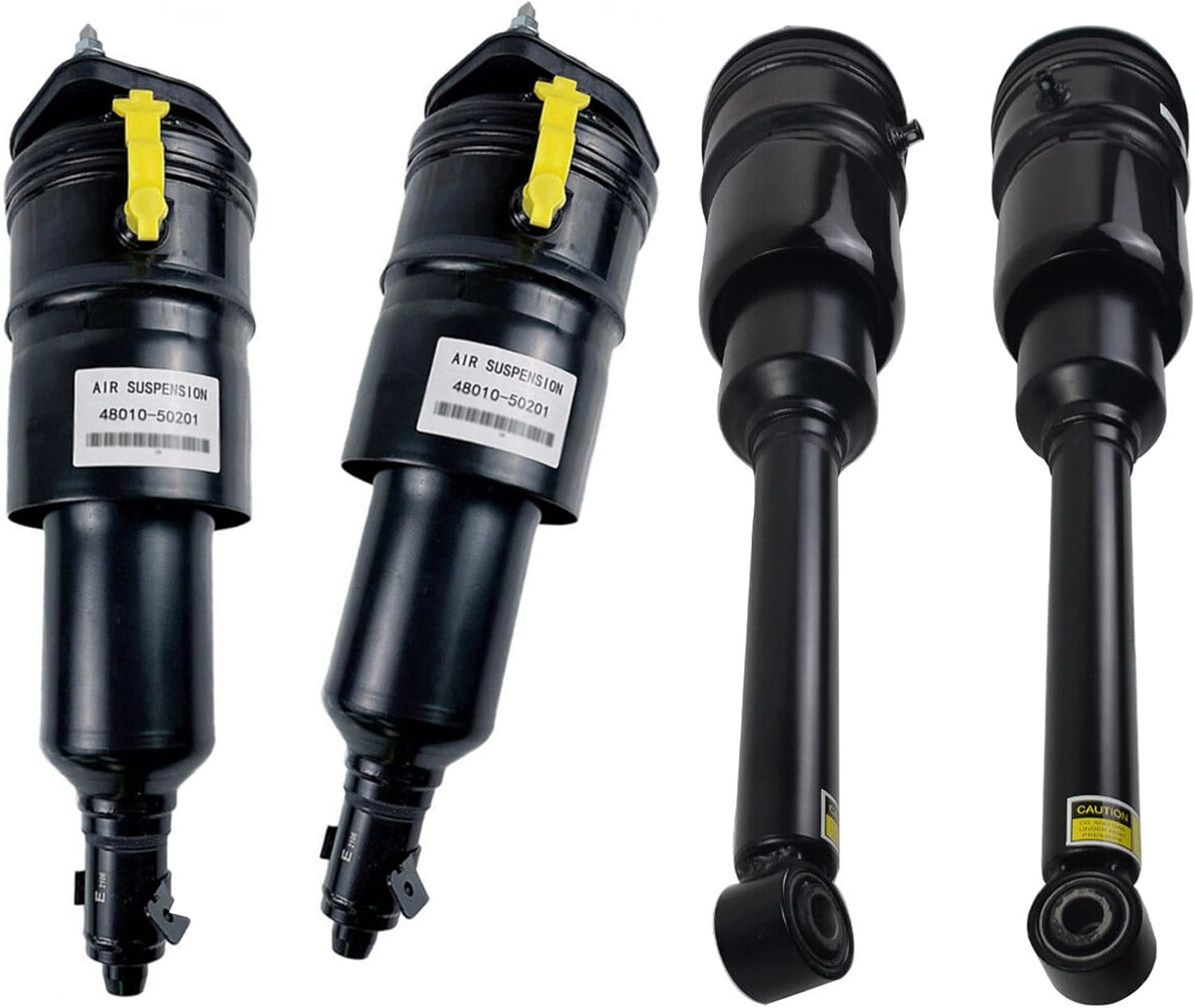 Set of 4Pcs Front Rear Air Suspension Shock Struts For Lexus LS460 LS600H AWD 2007-2017 4809050160 4808050160 48020-50200 48010-50210