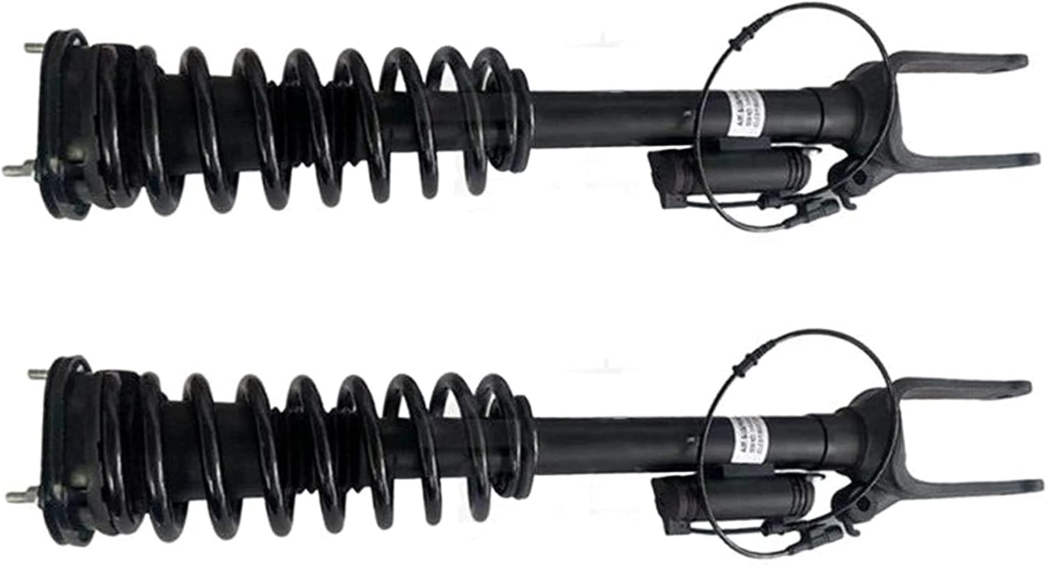 Pair Front Left Right Shock Absorber Strut Assys ADS 1643206013, 1643205913 For Mercedes GL ML W164 X164 2005-2012