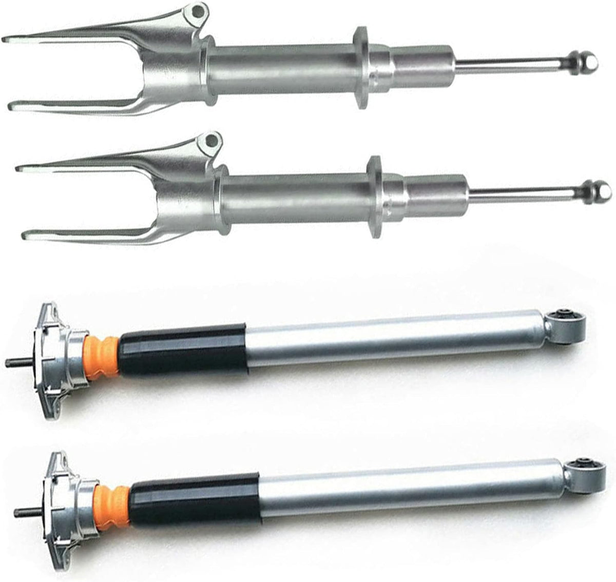 Set of 4pcs Front Rear Hydraulic Shock Absorber With EDC For Porsche Panamera 2010-2017 97033306107 97033306109