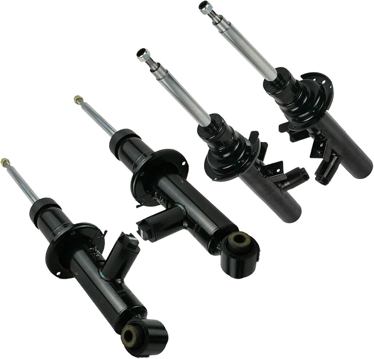 Set of 4 Front & Rear Suspension Shock Absorbers w/EDC for BMW X3 F25 X4 F26 sDrive28i xDrive35i 2011-2018 37116797025, 37116797027