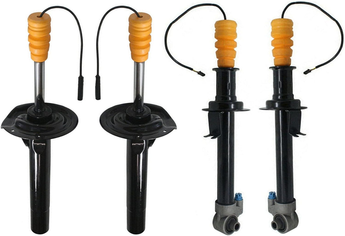 31311091557 4X Front Rear Shock Absorbers w/EDC For BMW 7 Series E38 740i 740iL 750i 750iL1995-2001 31311091507, 31311091503, 31311091569