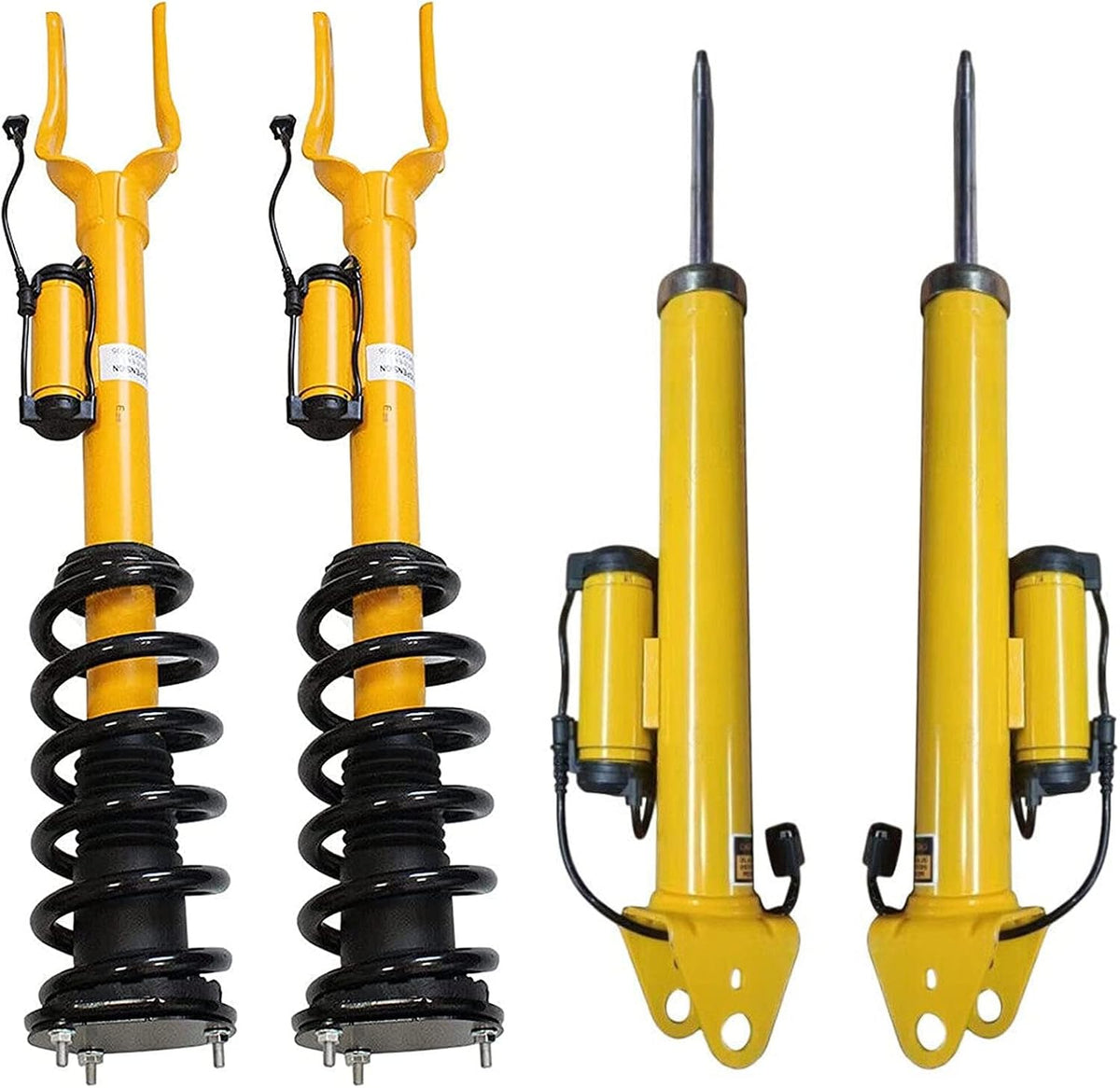 4X Front Rear Shock Struts Assys with Electric For Jeep Grand Cherokee SRT SRT8 2012-2015 68139497AC, 68139497AD, 68139497AE