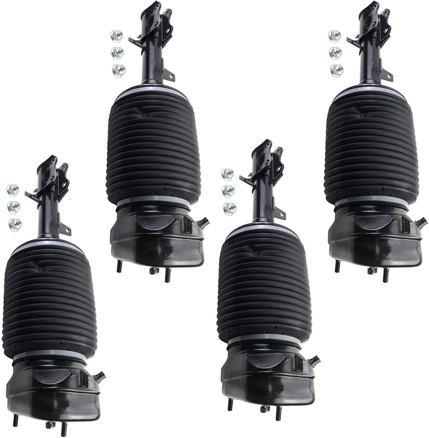 Set of 4 48010-48040 48020-48040 Front Rear Right Left Air Suspension Shock Absorbers Struts Fit for Lexus RX330 RX350 2004-2009, 48010-48040, 48510-49155, 48020-48040