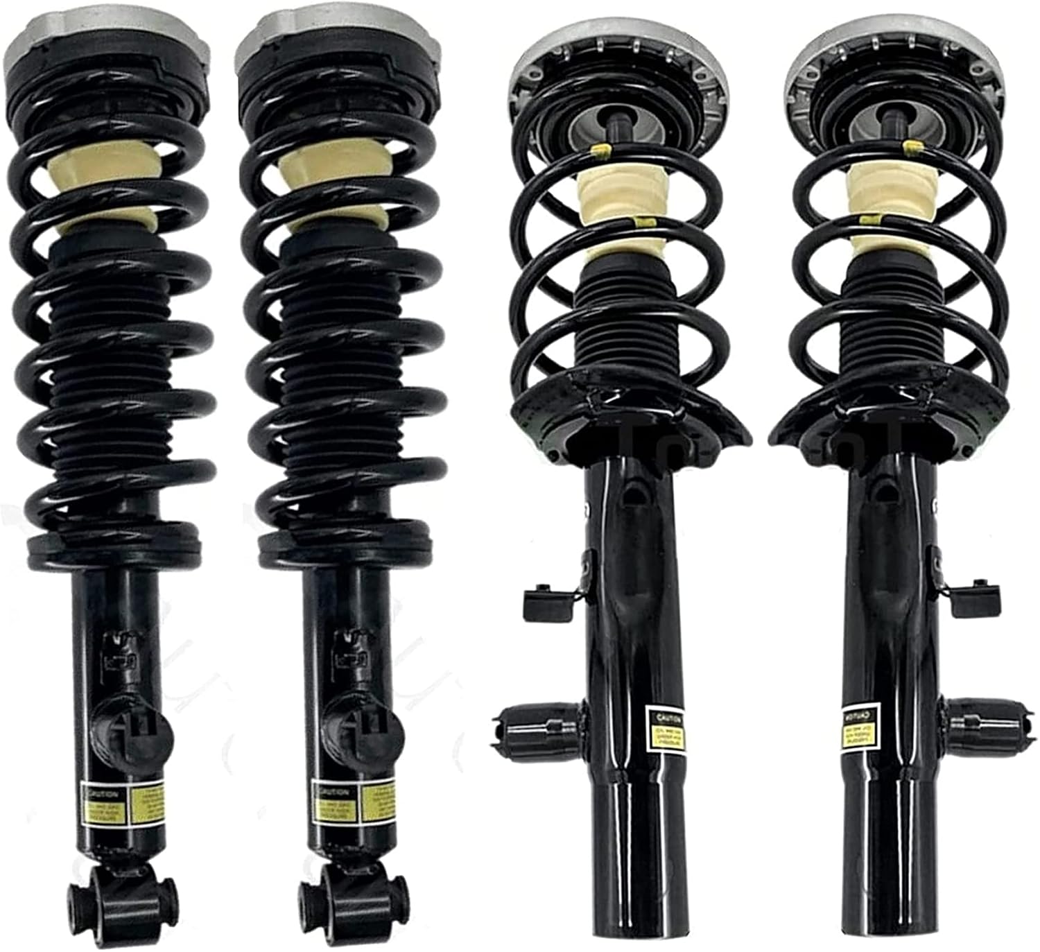 Set of 4pcs Front Rear Shock Struts Assembly w/EDC 37116797025, 37116797026 For BMW X3 F25 X4 F26 2011-2018