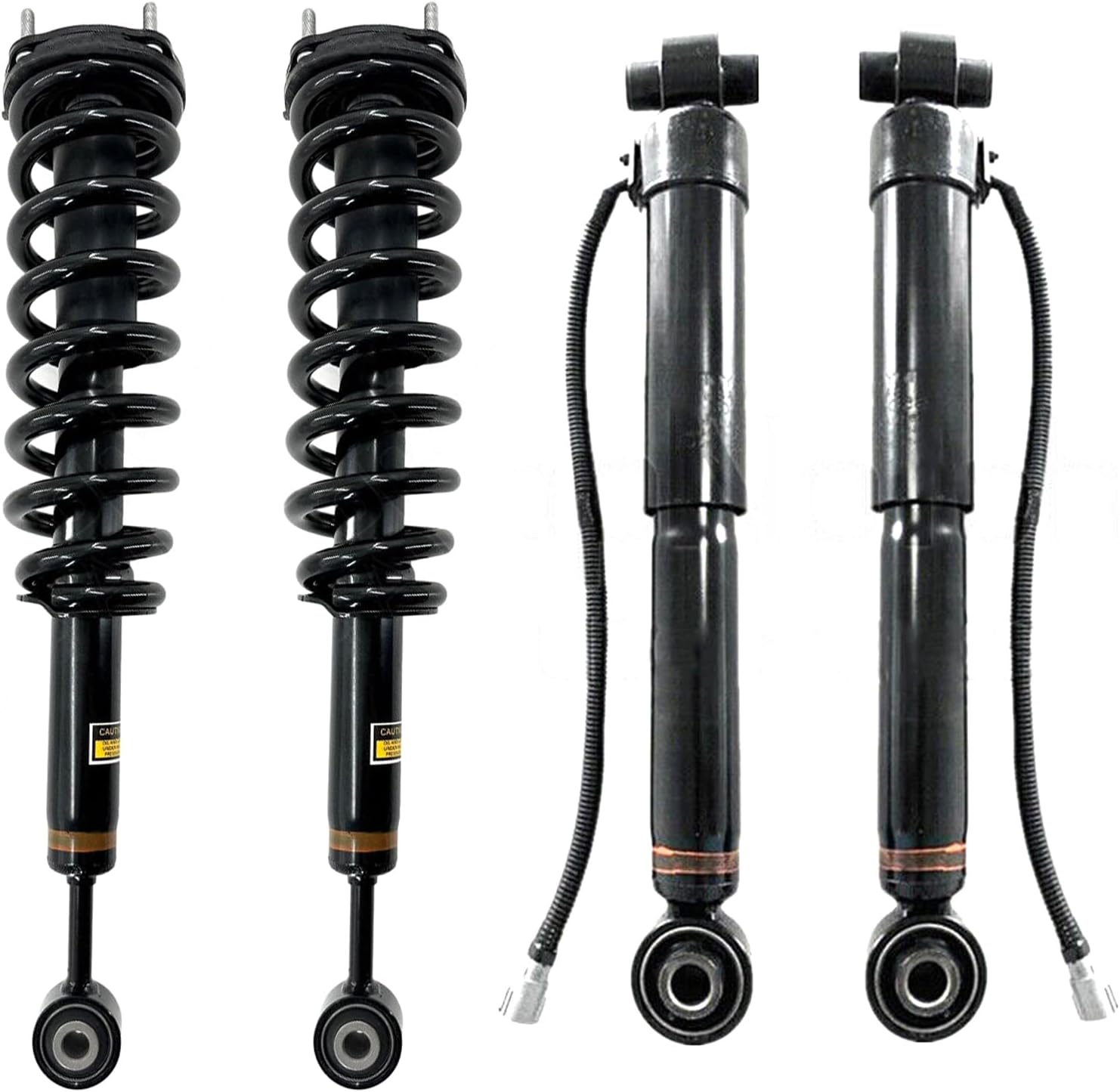 4x Front & Rear Shock Absorber Strut Assys w/Electric For Toyota Sequoia 2007-2019 4852009S60, 4852009S70, 4852034010