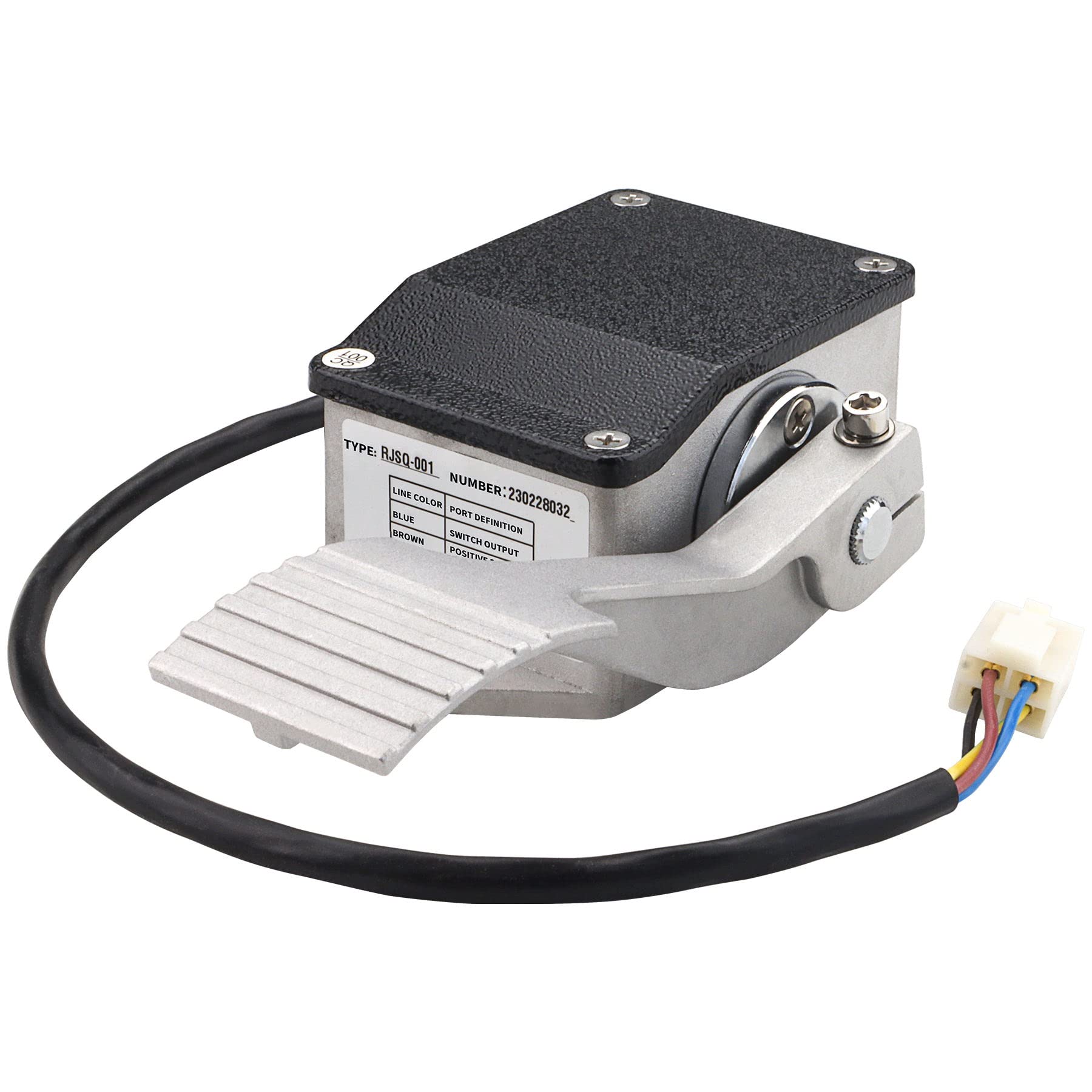 RJSQ-001 0-5V Foot Pedal Throttle for Golf Cart Throttle Pedal